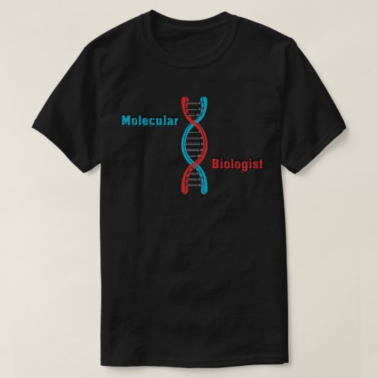 Moleculaire bioloog t-shirt (Design voorkant)