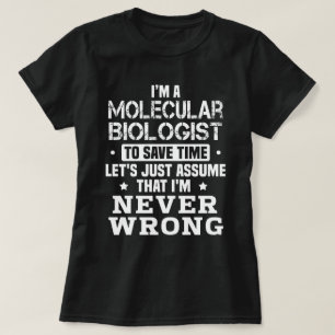 Moleculaire bioloog t-shirt