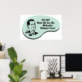 Moleculaire bioloog Voice Poster (Thuiskantoor)