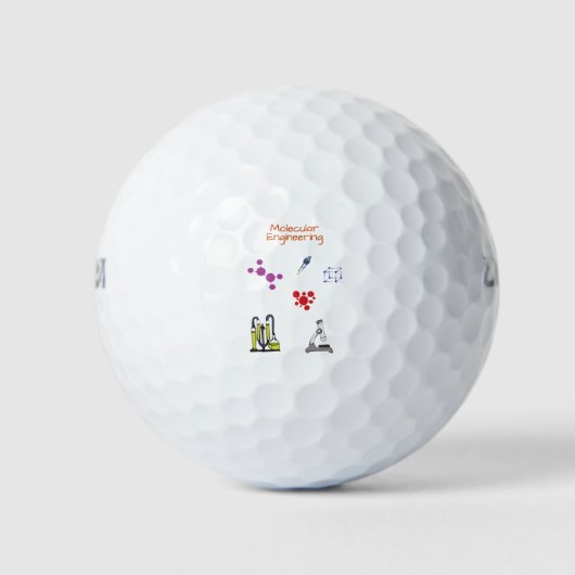 Moleculaire ingenieur Chemische engineering Golfballen (Voorkant)