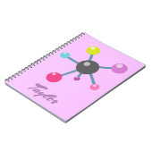 Moleculaire kleuren notitieboek (Linkerzijde)