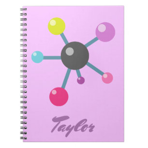 Moleculaire kleuren notitieboek