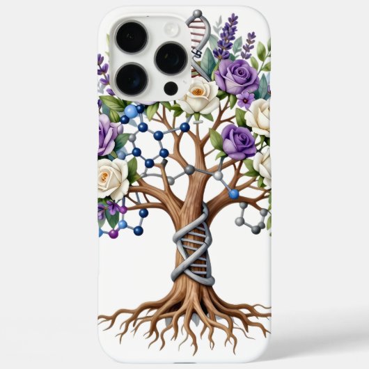 Moleculaire levensboom Chemie en Biologie Flora Case-Mate iPhone Case (Achterkant)