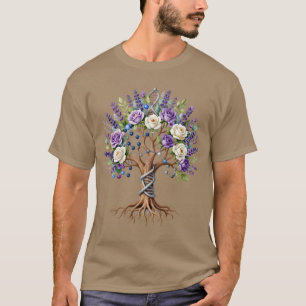 Moleculaire levensboom Chemie en Biologie Flora T-shirt
