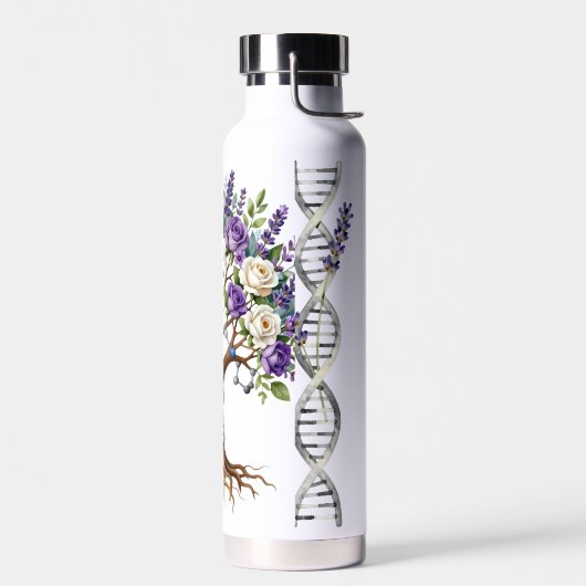 Moleculaire levensboom Chemie en Biologie Flora Waterfles (Links)