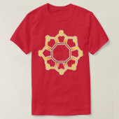 Moleculaire structuur 1 van Sulflower T-shirt (Design voorkant)