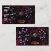 Moleculaire structuurdimensie visitekaartje (Voorkant / Achterkant)