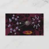 Moleculaire structuurdimensie visitekaartje (Achterkant)