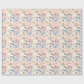 Moleculaire structuurpatroon cadeaupapier (Vlak)