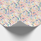 Moleculaire structuurpatroon cadeaupapier (Hoek)