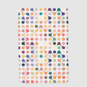 Moleculaire structuurpatroon golfhanddoek (Voorkant)