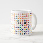 Moleculaire structuurpatroon grote koffiekop (Voorkant rechts)