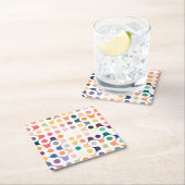 Moleculaire structuurpatroon kartonnen onderzetters (Insitu)