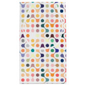 Moleculaire structuurpatroon klein cadeauzakje (Achterkant)