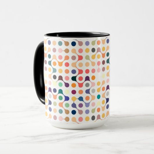 Moleculaire structuurpatroon mok (Voorkant links)