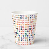 Moleculaire structuurpatroon papieren bekers (Rechts)