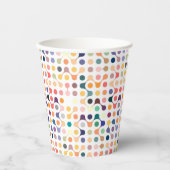 Moleculaire structuurpatroon papieren bekers (Voorkant)