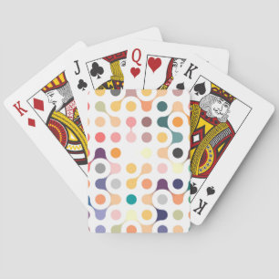 Moleculaire structuurpatroon pokerkaarten