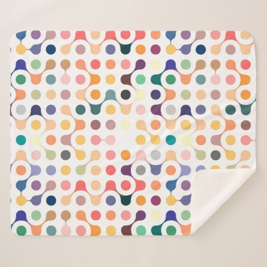 Moleculaire structuurpatroon sherpa deken (Voorkant (horizontaal))