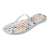 Moleculaire structuurpatroon teenslippers (Schuin)
