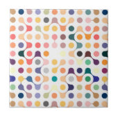 Moleculaire structuurpatroon tegeltje (Voorkant)