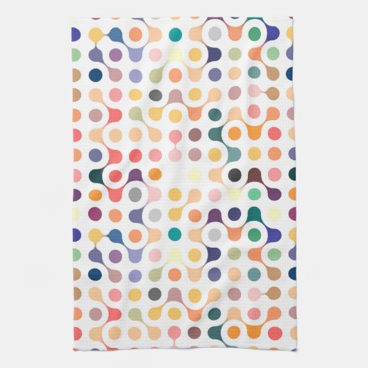 Moleculaire structuurpatroon theedoek (Verticaal)