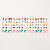 Moleculaire structuurpatroon yogamat (Voorkant (horizontaal))