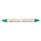 Moleculaire structuurpatroon zwarte inkt pen (Voorkant)