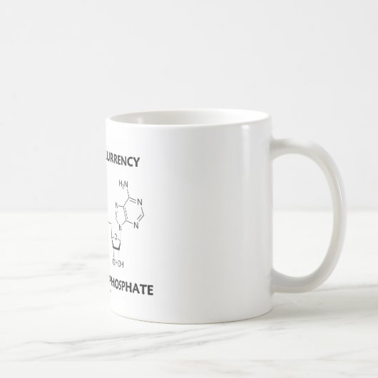 Moleculaire valuta Adenosine Trifosfaat Koffiemok (Rechts)