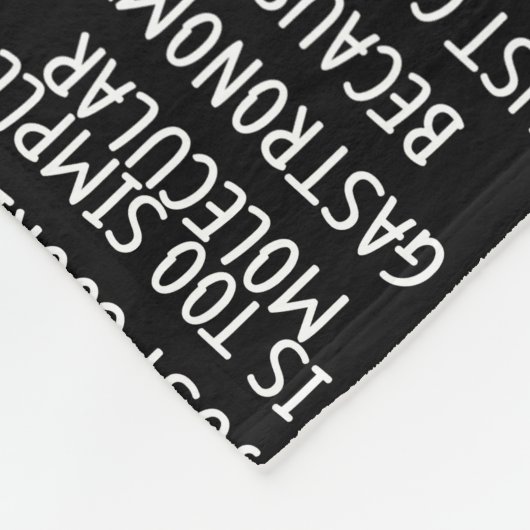 Molecular Gastronomy Kitchen Science Chemistry Fleece Deken (Hoek)