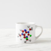 Molecule 3-D Rendering Espresso Kop (Rechts)