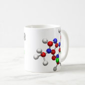 Molecule 3-D Rendering Koffiemok (Voorkant rechts)
