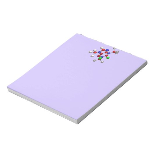 Molecule 3-D Rendering Notitieblok (Linkerzijde)
