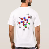 Molecule 3-D Rendering T-shirt (Achterkant)