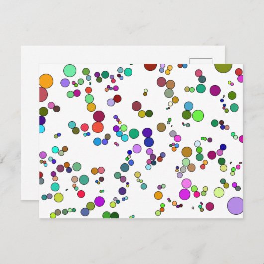 Moleculen Briefkaart (Voorkant / Achterkant)