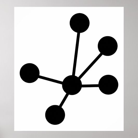 Moleculen Poster (Voorkant)