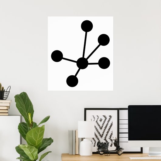 Moleculen Poster (Thuiskantoor)
