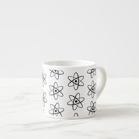 Molecules atoms Orbit Science Thémed Art Pattern Espresso Kop (Voorkant rechts)