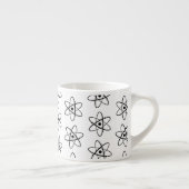 Molecules atoms Orbit Science Thémed Art Pattern Espresso Kop (Rechts)
