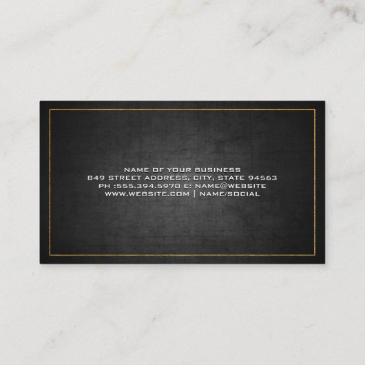 molecuulpictogram | wetenschapper visitekaartje (Achterkant)