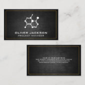 molecuulpictogram | wetenschapper visitekaartje (Voorkant / Achterkant)