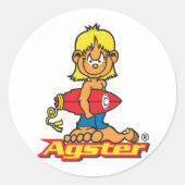 moleke ronde sticker (Voorkant)