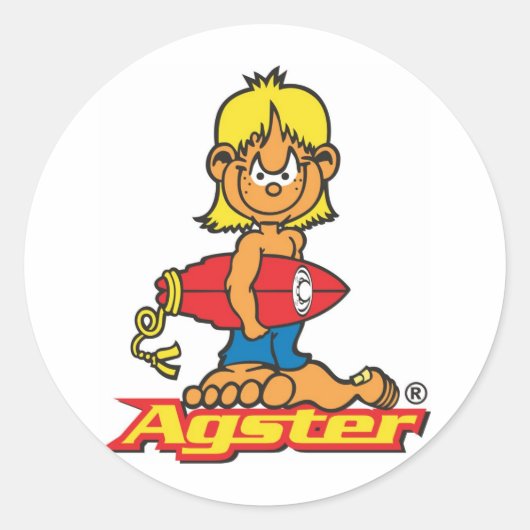 moleke ronde sticker (Voorkant)