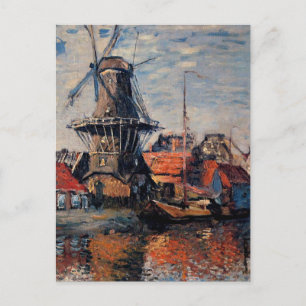 Molen aan het Onbekende Kanaal-Amsterdam Briefkaart