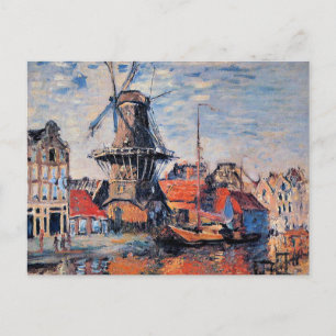 Molen aan het Onbekende Kanaal, Amsterdam, Briefkaart