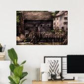 Molen - Bij de molen Poster (Thuiskantoor)