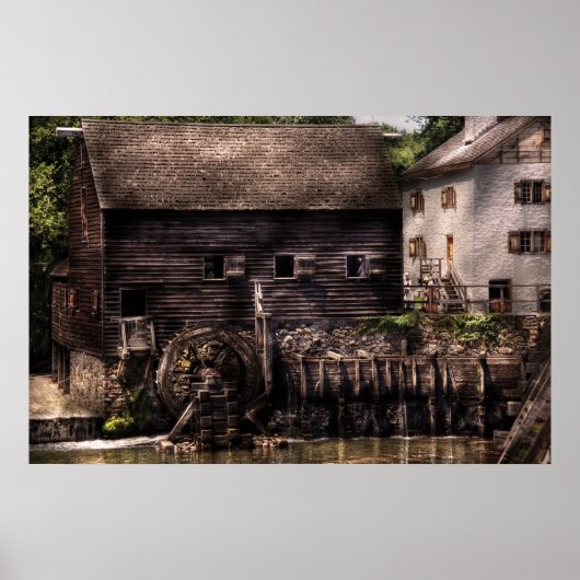 Molen - Bij de molen Poster (Voorkant)