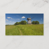 Molen bij Mikhailovskoye Visitekaartje (Achterkant)