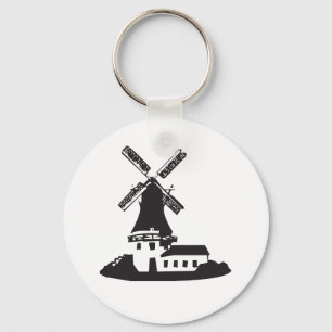 Molen Gebouw Sleutelhanger