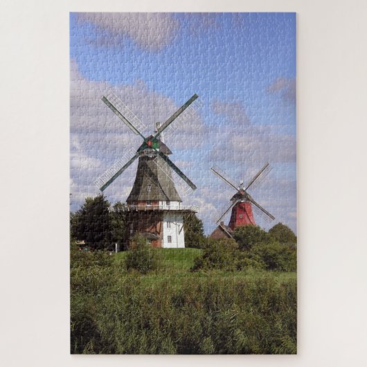 Molen Greetsiel Noordzee Noord-Duitsland Legpuzzel (Verticaal)